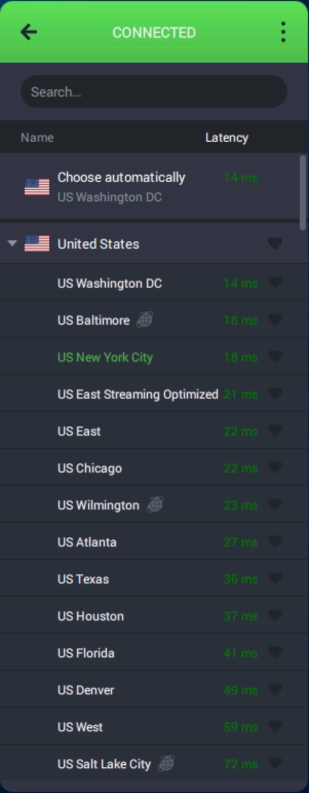 PIA - App - Scuro - Elenco server