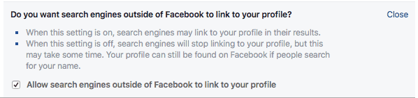 facebook profile search engines