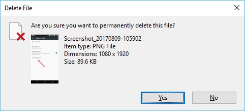 permanent delete