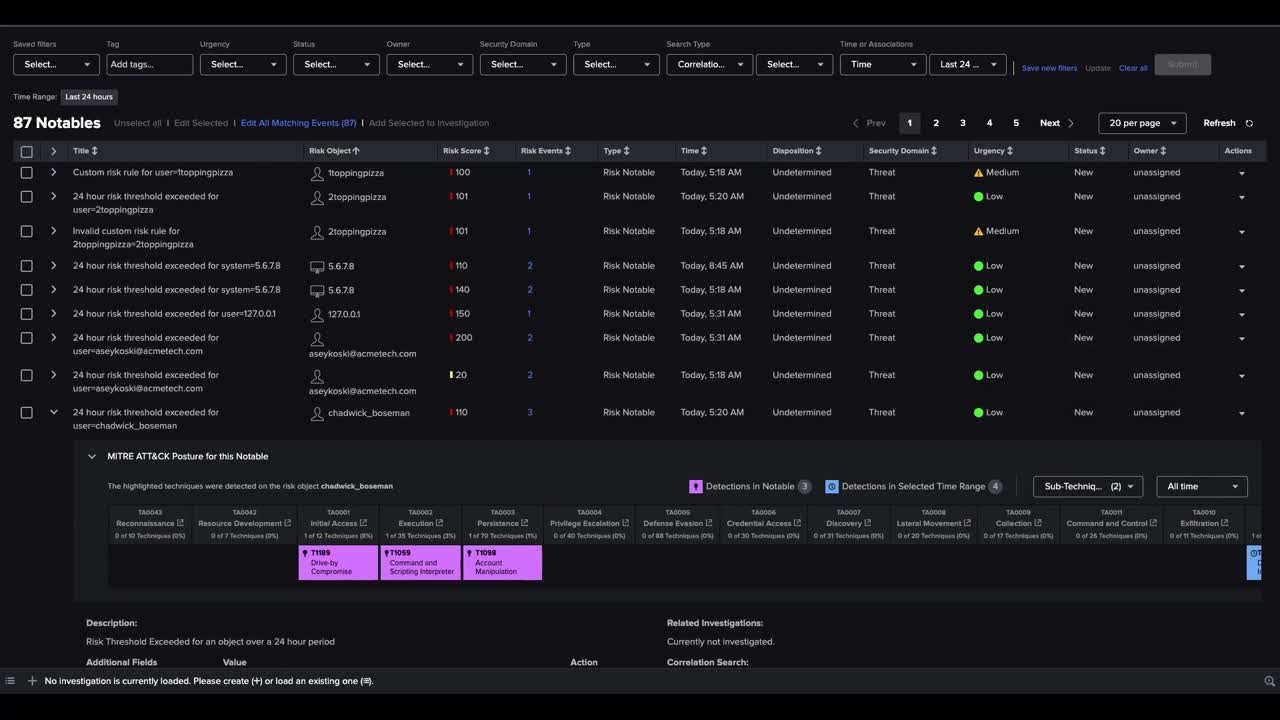 Das Tool enthält eine Funktion für das MITRE-ATT&CK-Framework