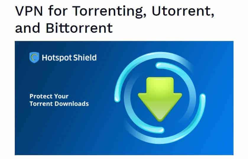 pagina del torrenting di Hotspot Shield