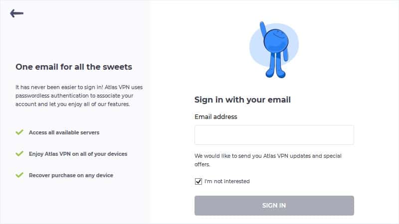 inicio de sesión atlas vpn