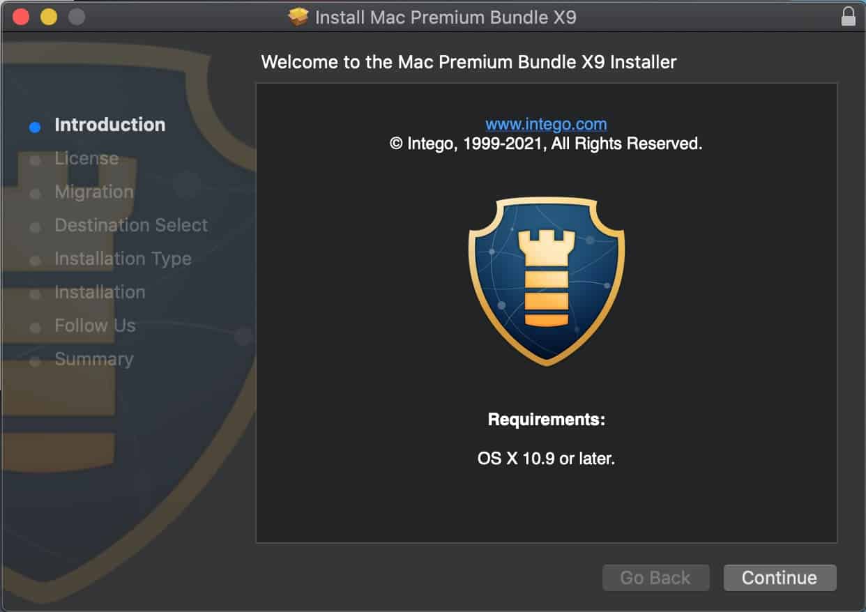 Intego - Mac - Install
