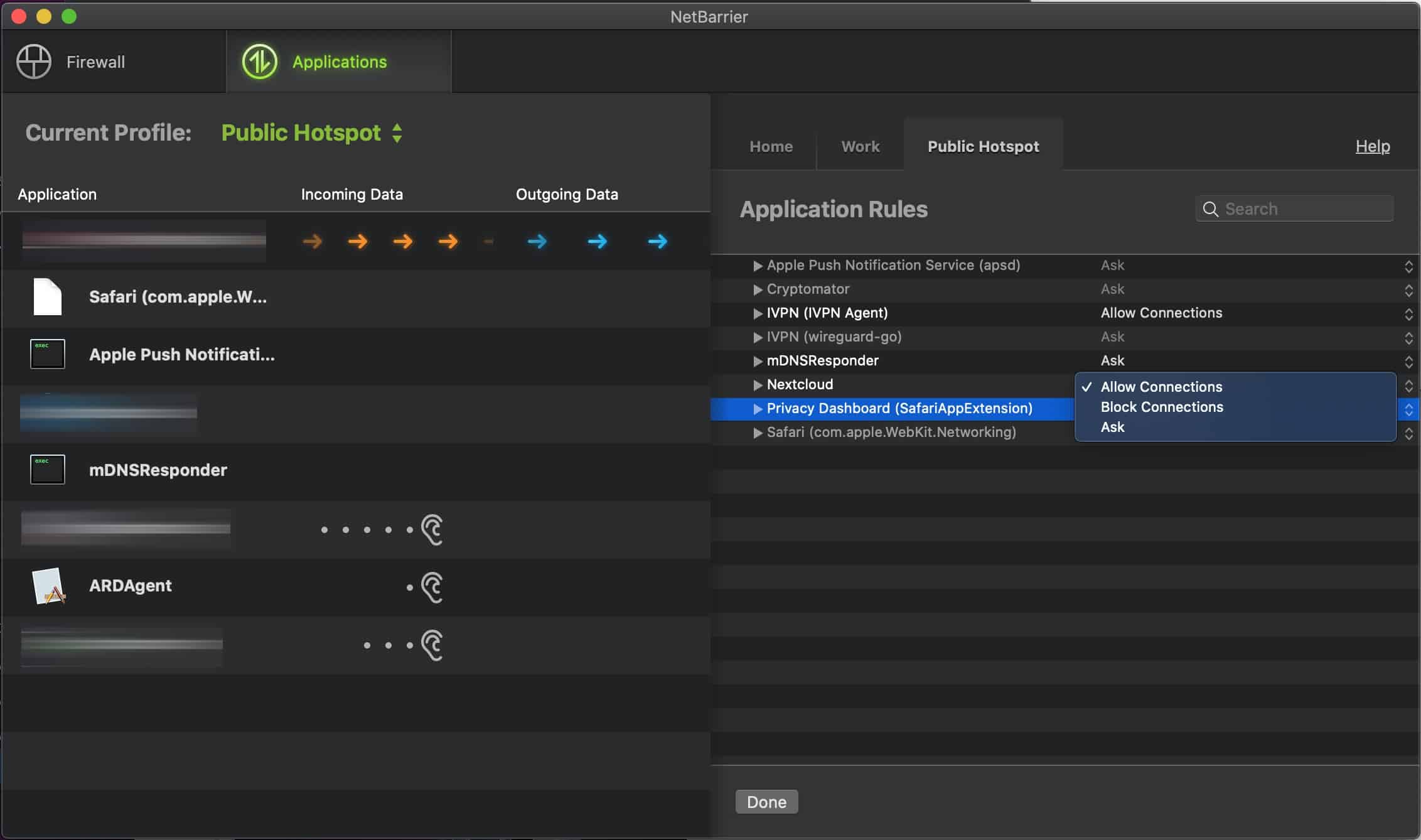 Intego - Content Barrier - Applications