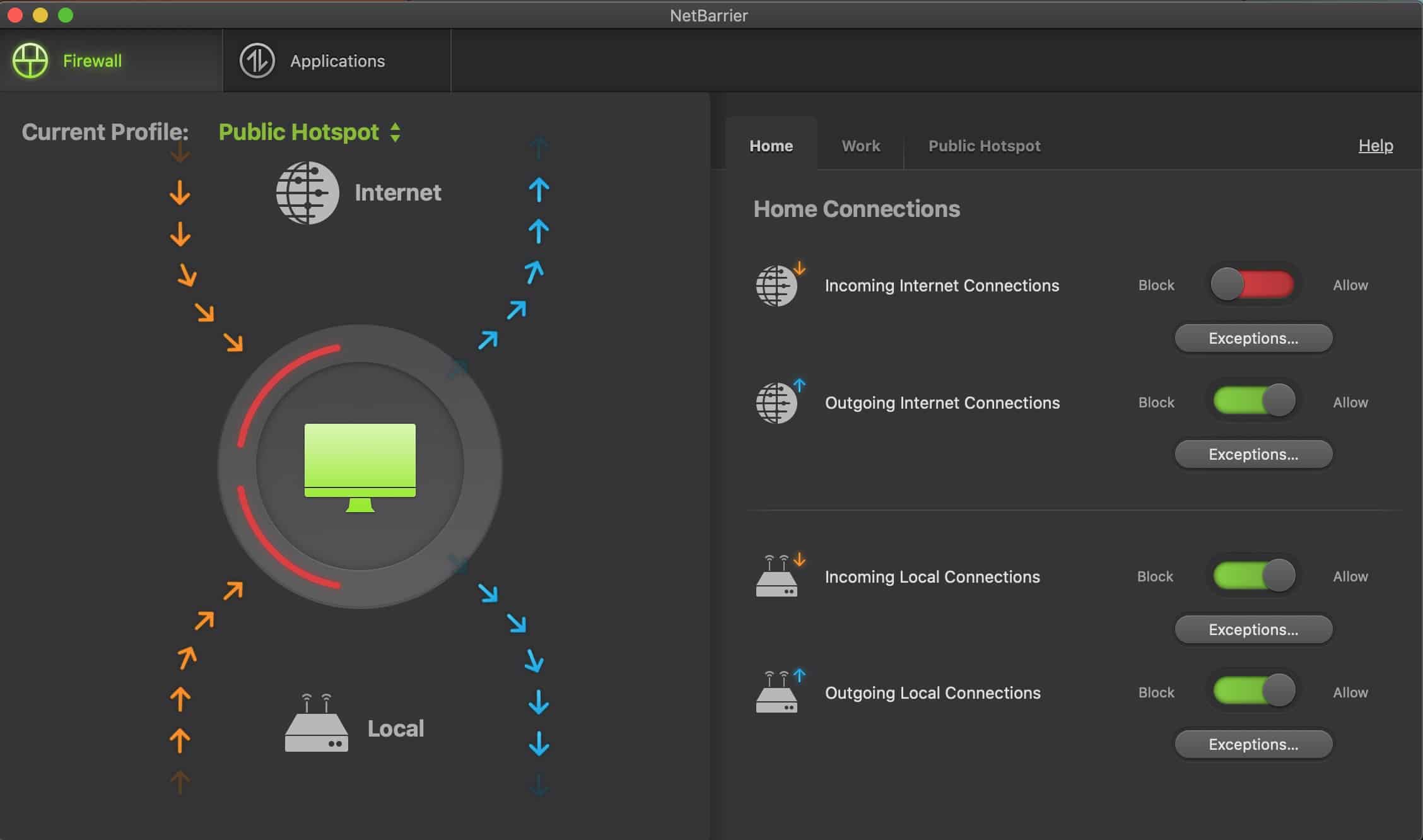 Intego - Content Barrier - Firewall