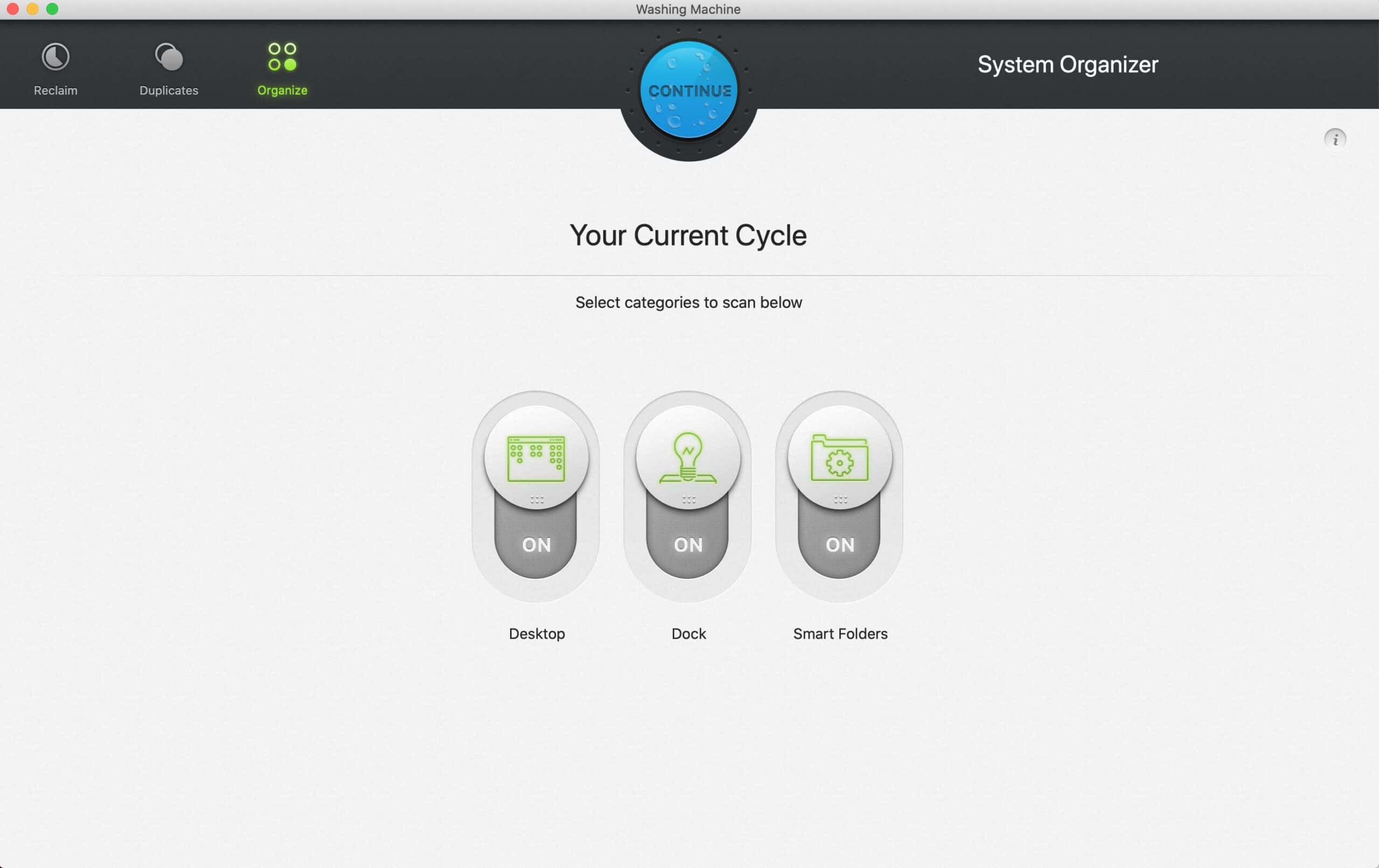 Intego - Washing Machine - Organize