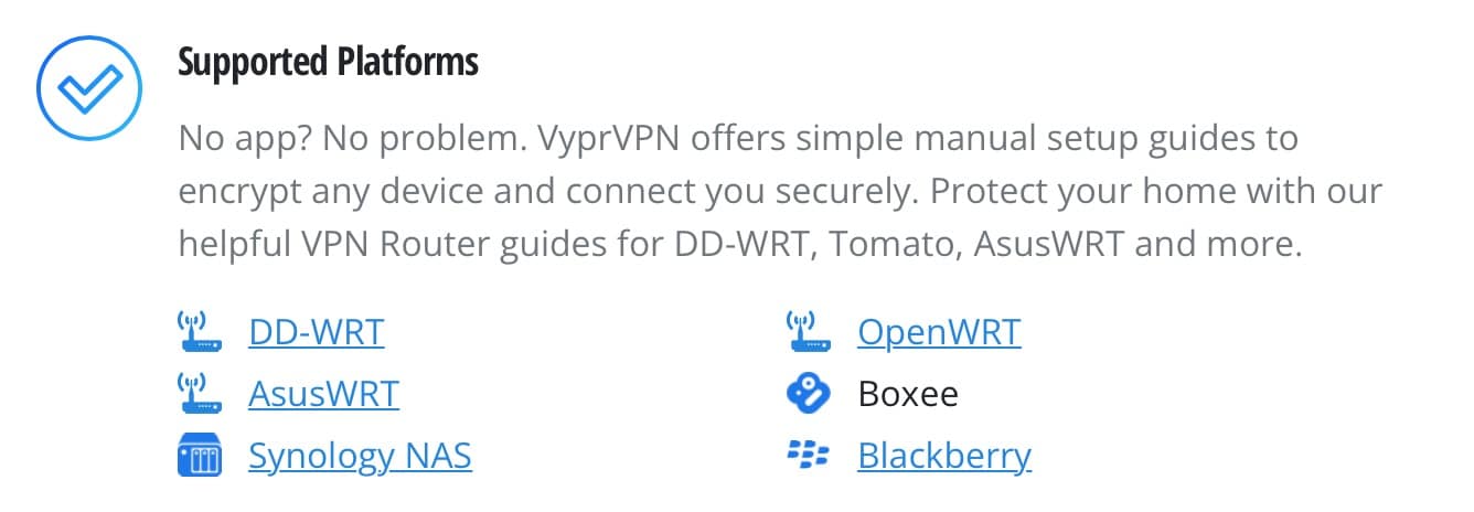 VyprVPN - router