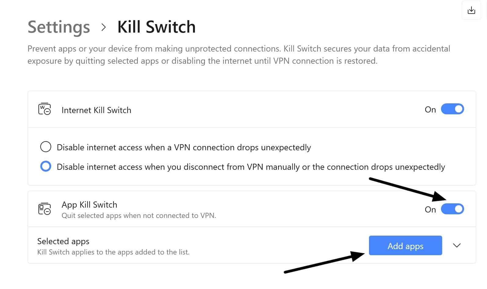 NordVPN kill switch