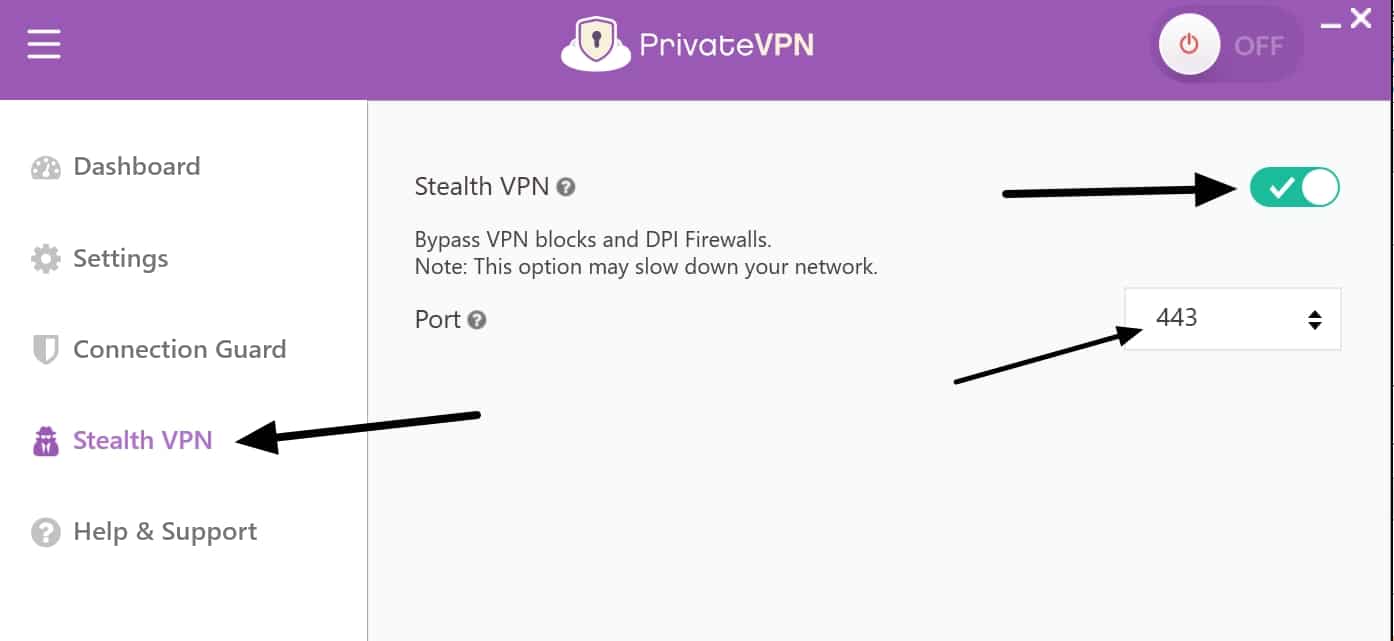 PrivateVPN Stealth VPN