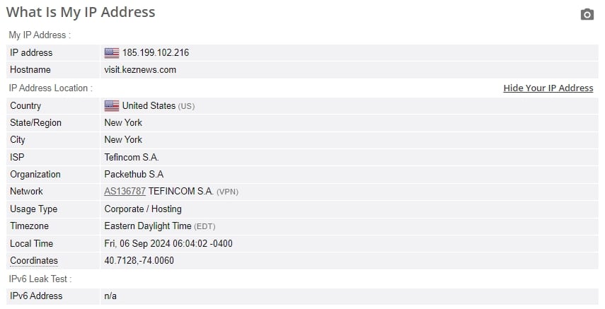 IP-Lecktest.