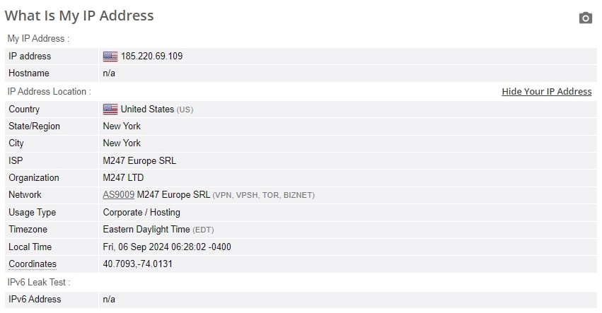 IP-Lecktest.