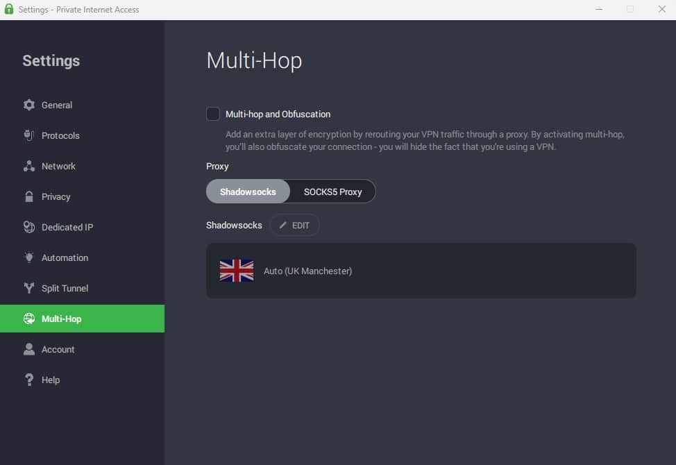 PIA-Multi-Hop-Optionen.