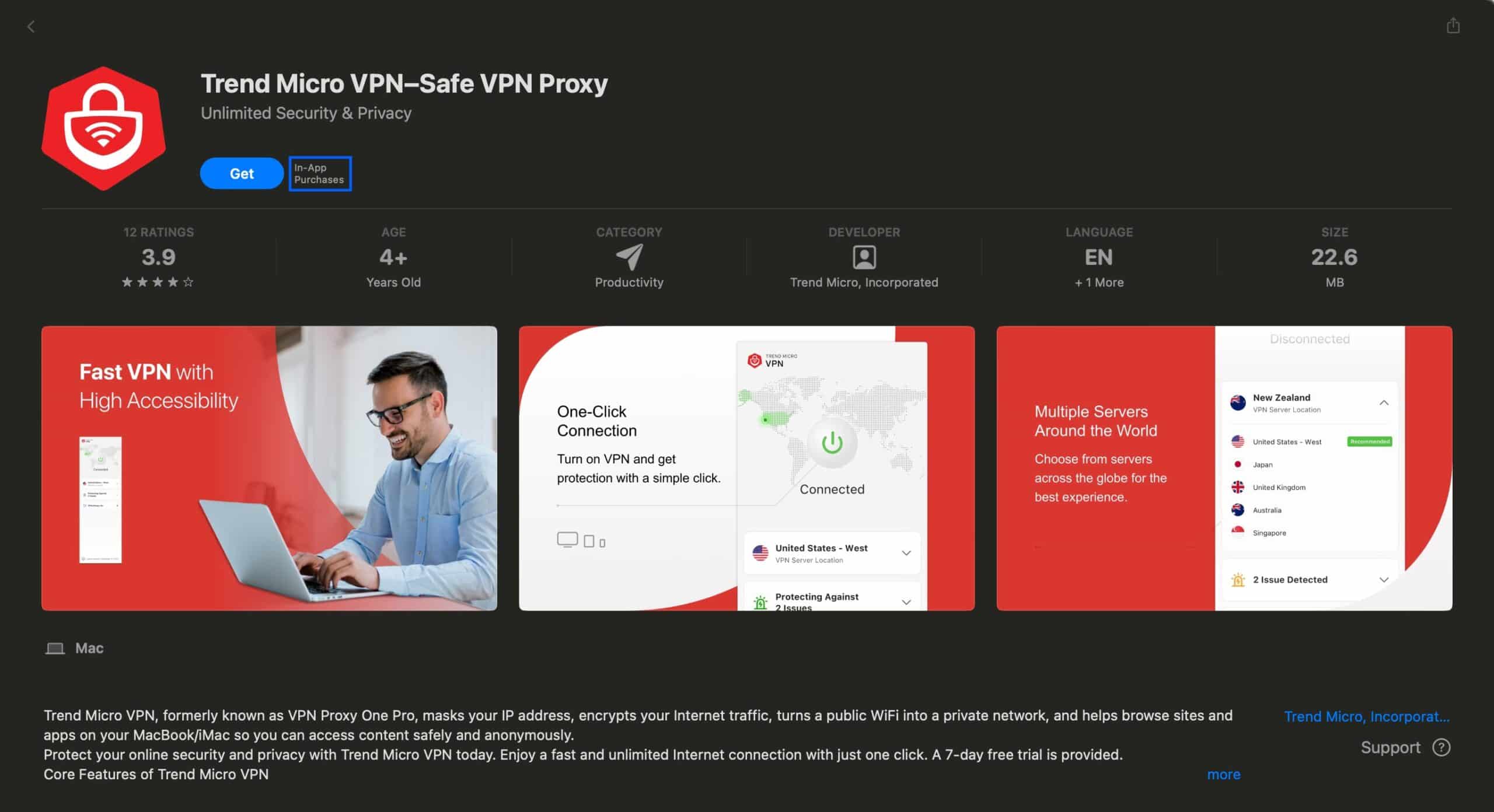 Trend Micro - VPN - App Store