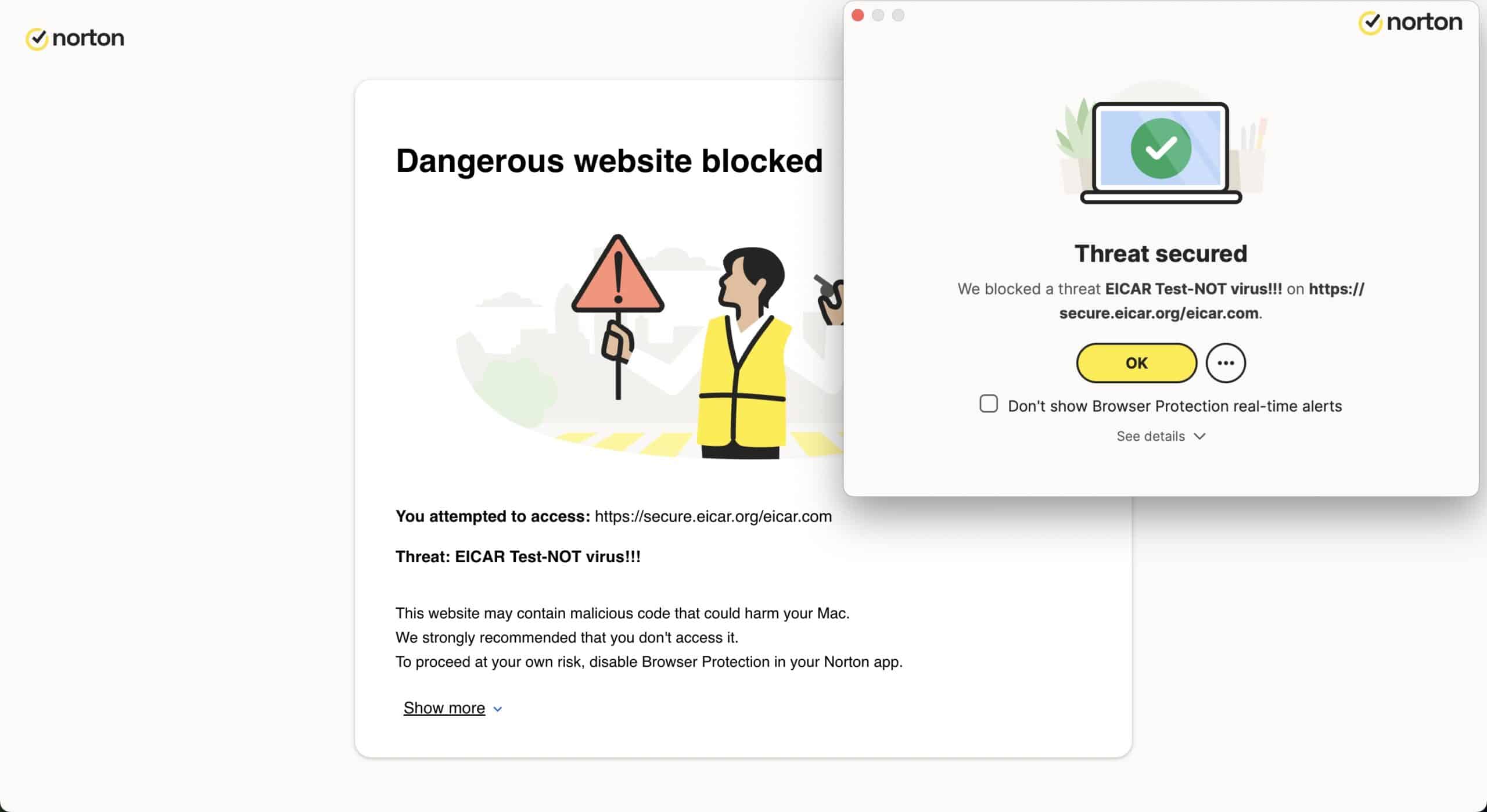 Norton 360 threat protection