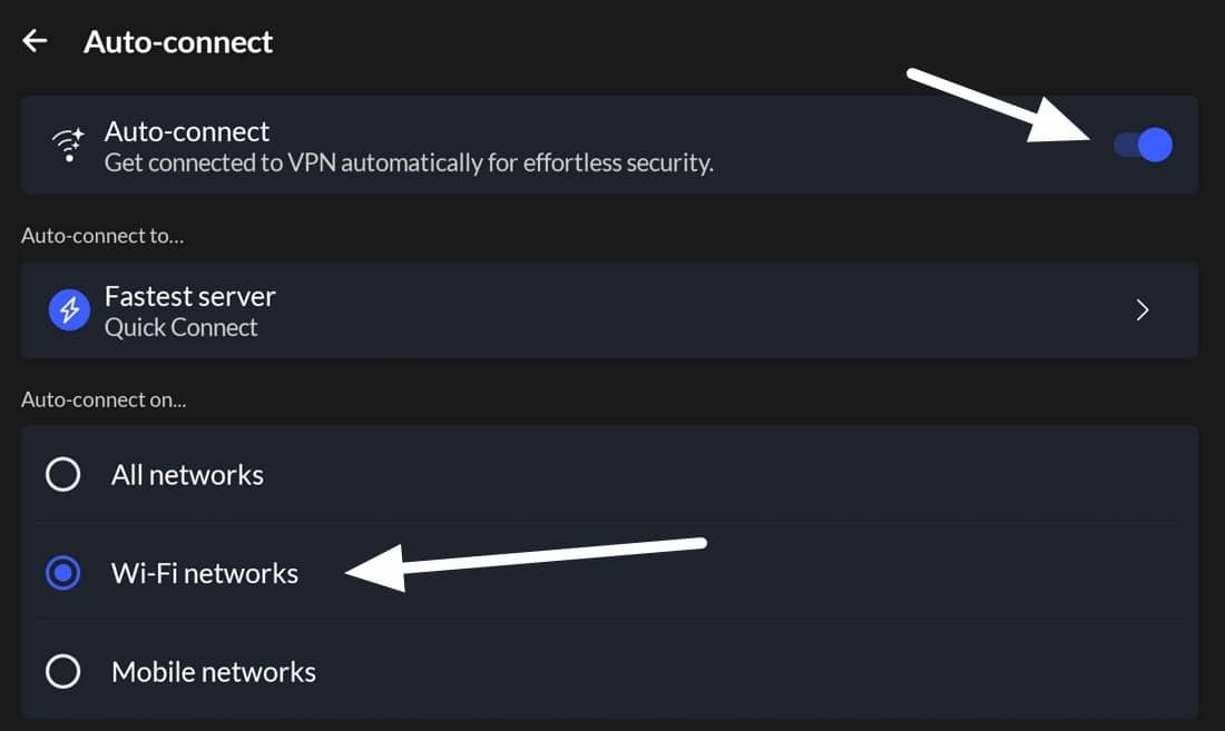 nordvpn auto-connect android