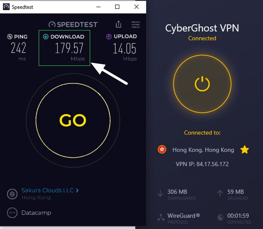 hong kong speed test