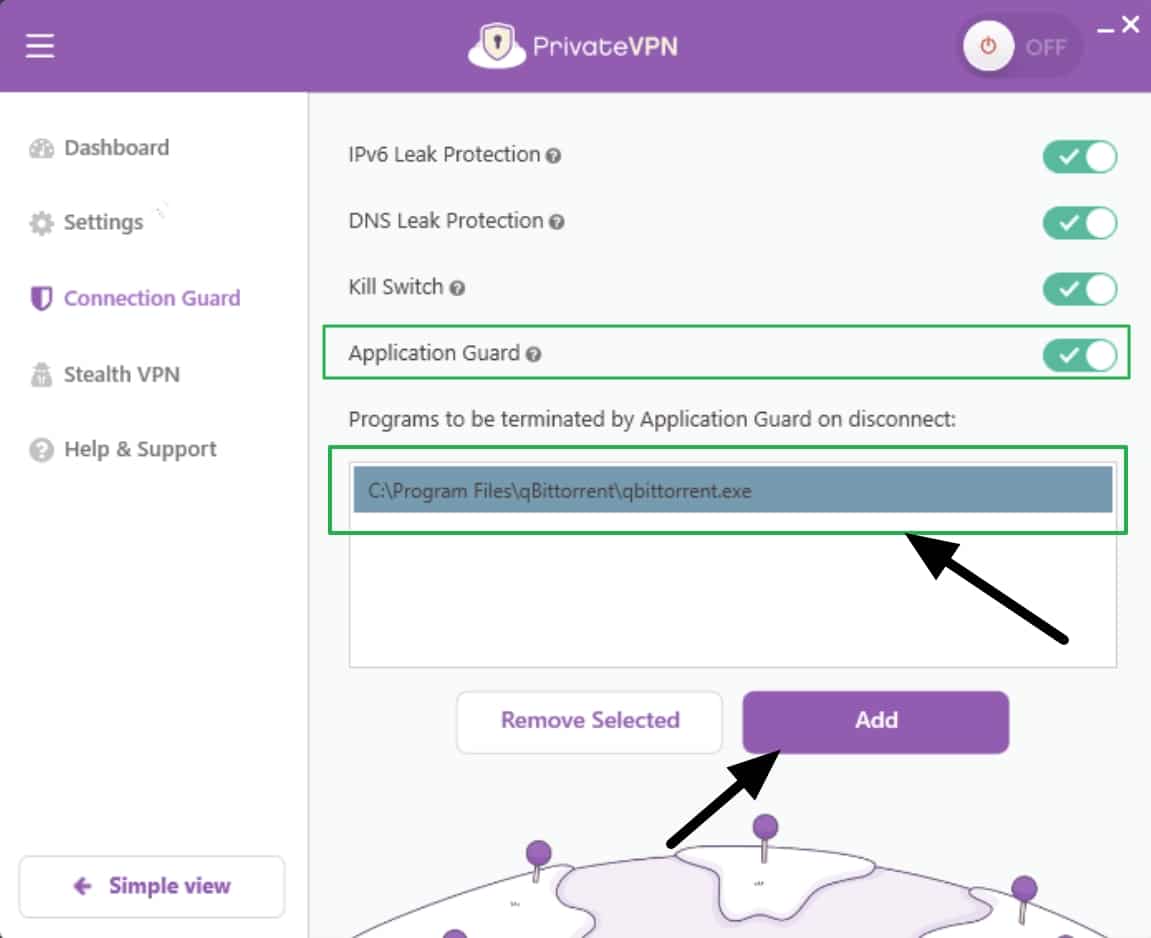 privatevpn application guard