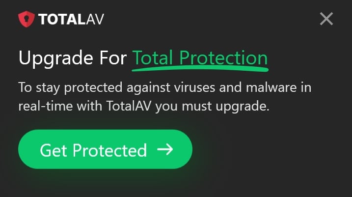 upgrade button