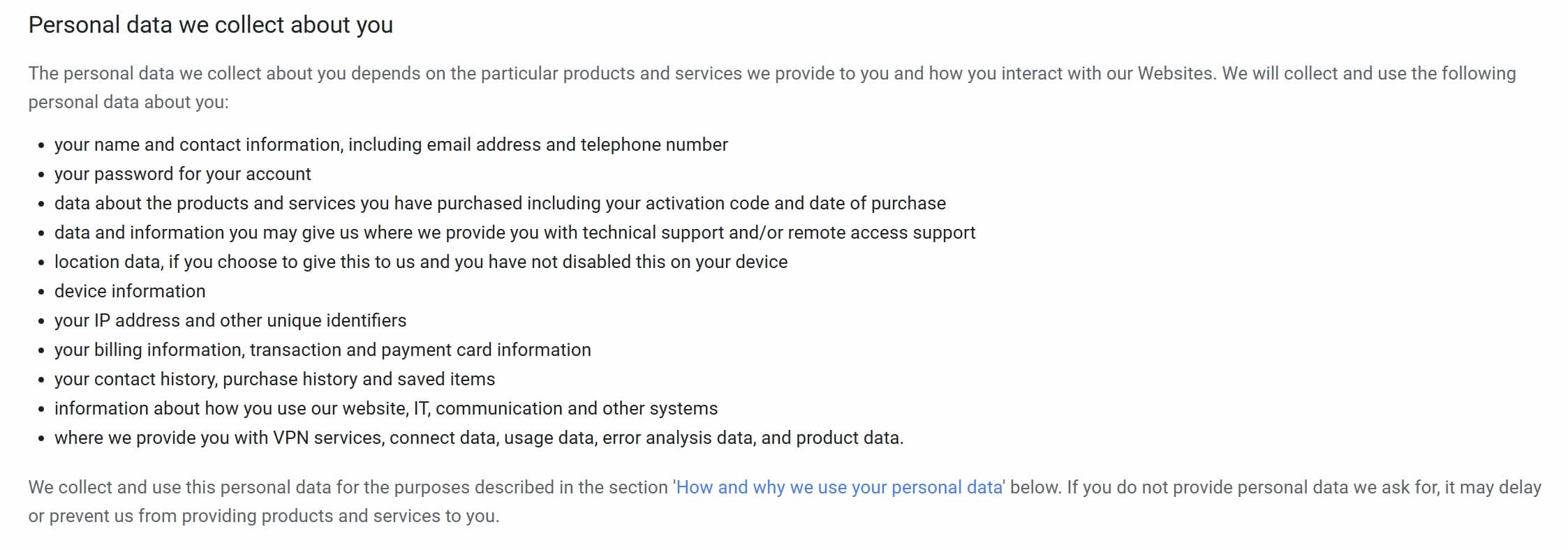 total vpn privacy policy 1