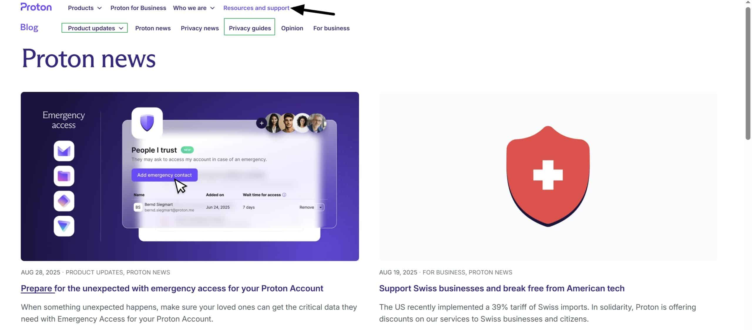 proton customer support