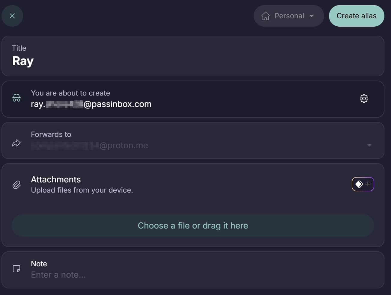 proton email alias