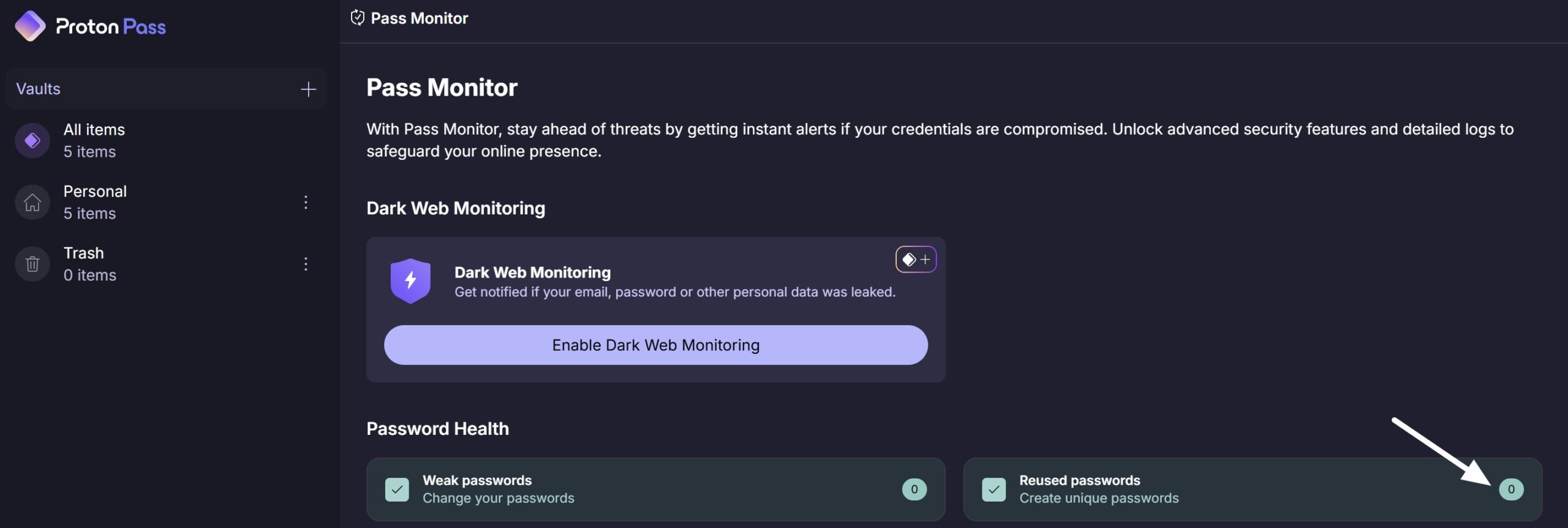 proton pass password reused fixed